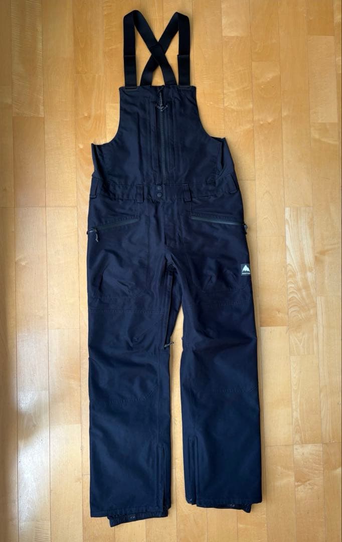 ［BURTON］バートンメンズ スノーボードウェアリザーブビブパンツMブラック