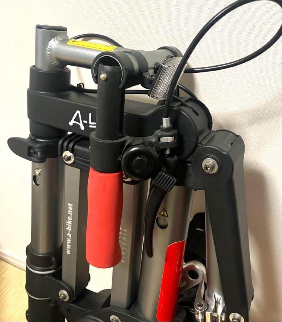 美品 送料無料 A-bike City コンパクト軽量折り畳み自転車