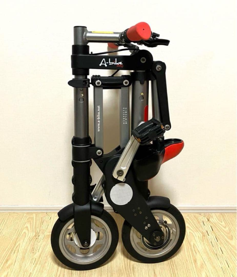 美品 送料無料 A-bike City コンパクト軽量折り畳み自転車
