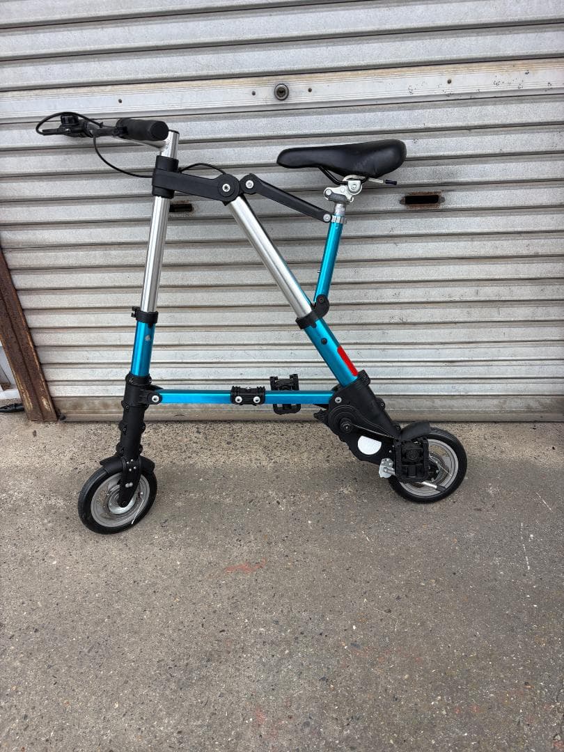 【超軽量折りたたみ】A-Bike アルミ製ミニベロ 自転車 8インチホイール
