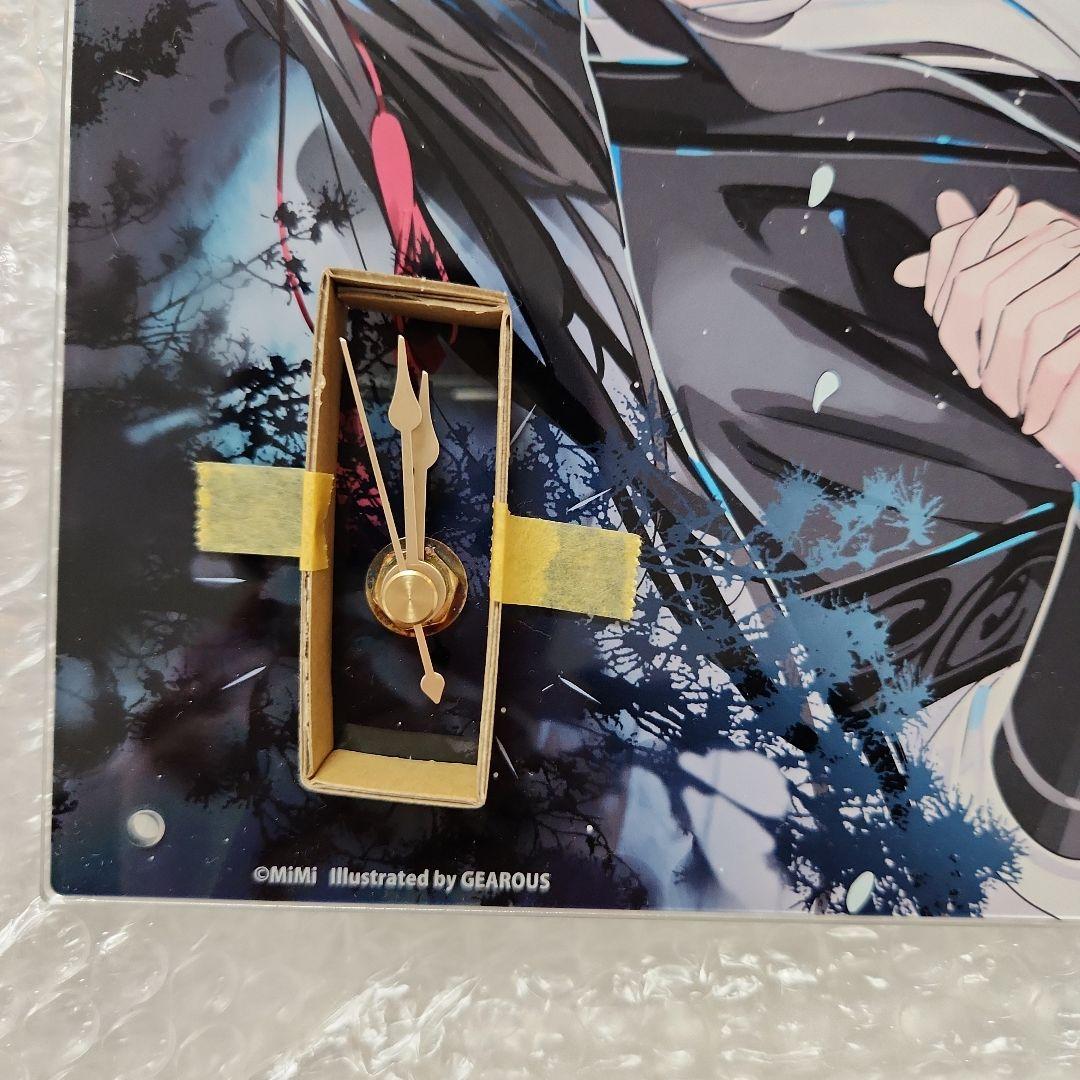 魔道祖師　アクリルパネル時計　PASH!　ILLUSTRATION2023