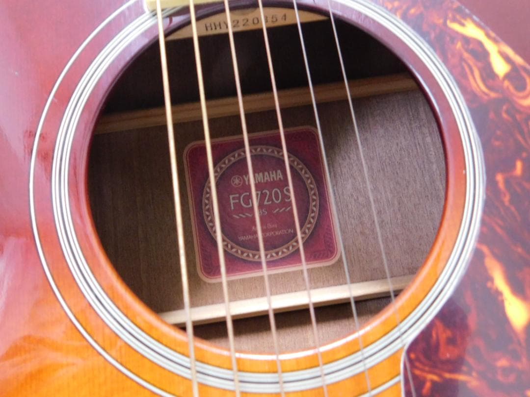 ヤマハ アコースティックギター FG720S BS ほぼ未使用の美品