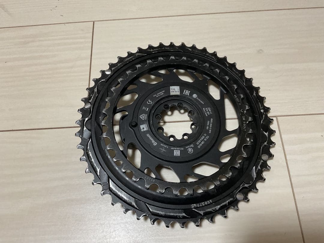 Sram Red D1 チェーンリング パワーメーター 48t-35t