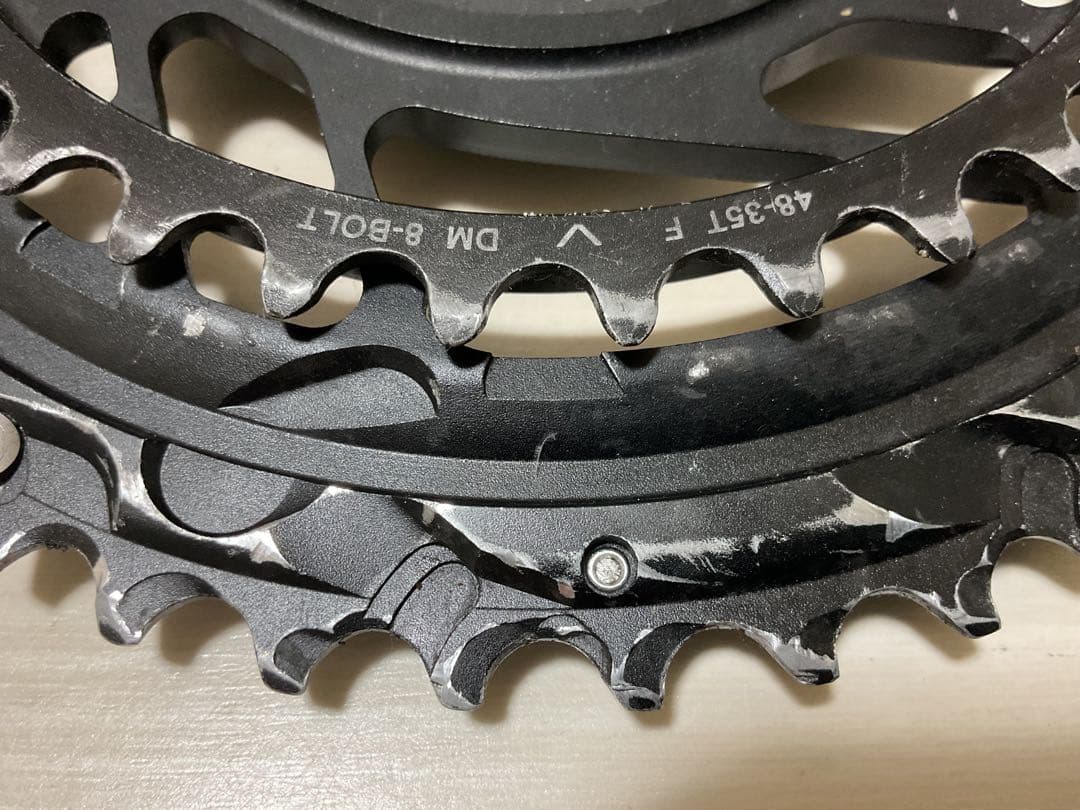 Sram Red D1 チェーンリング パワーメーター 48t-35t