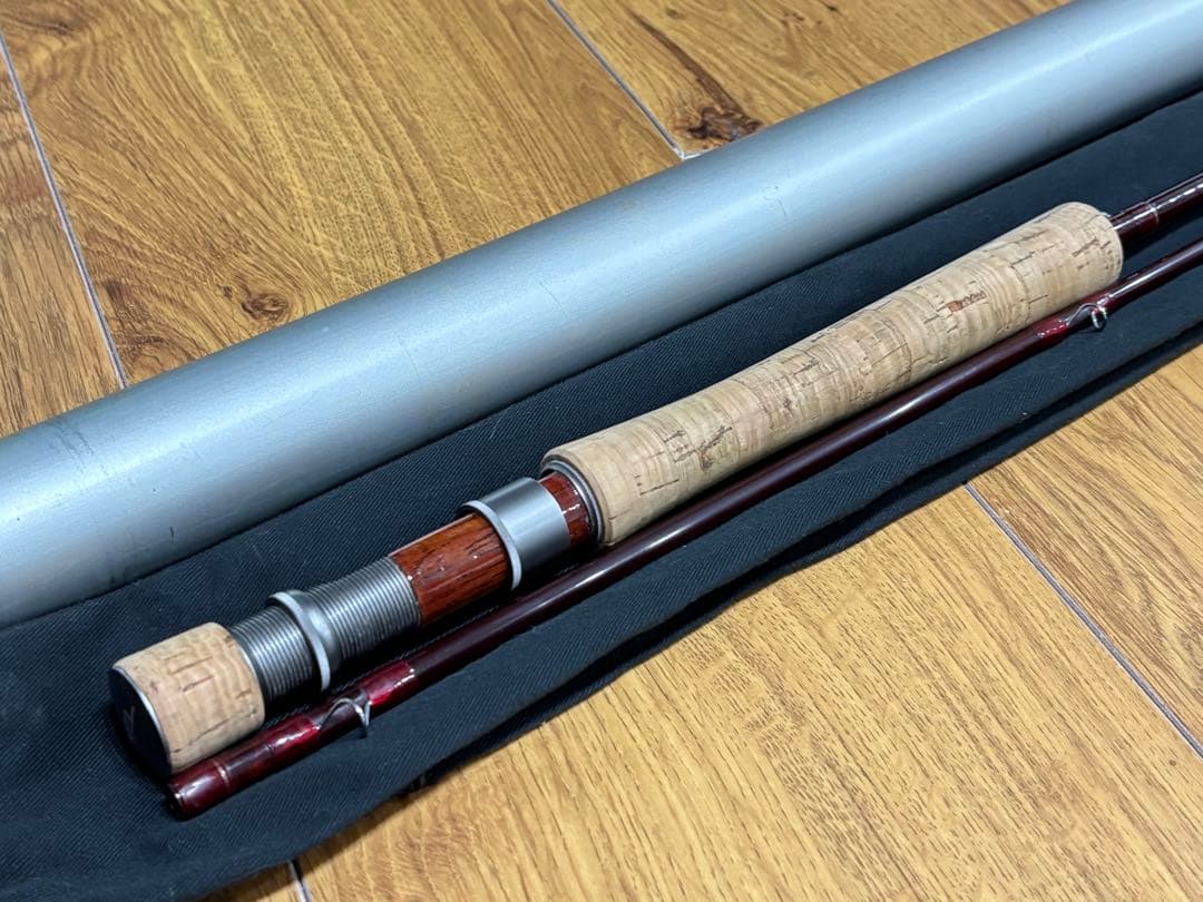 TSR AC 9106 フライロッド 9'1\" #6 袋　アルミケース付き