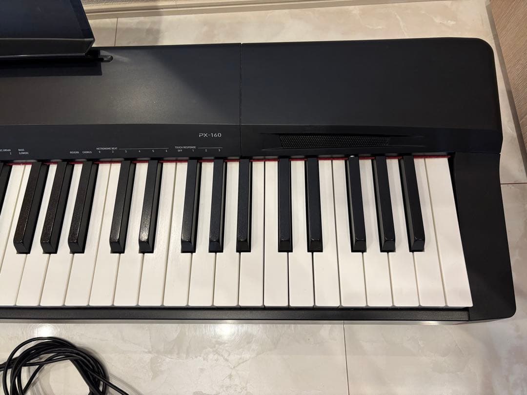 CASIO PX-160 電子ピアノ(本体・譜面台・ペダル)