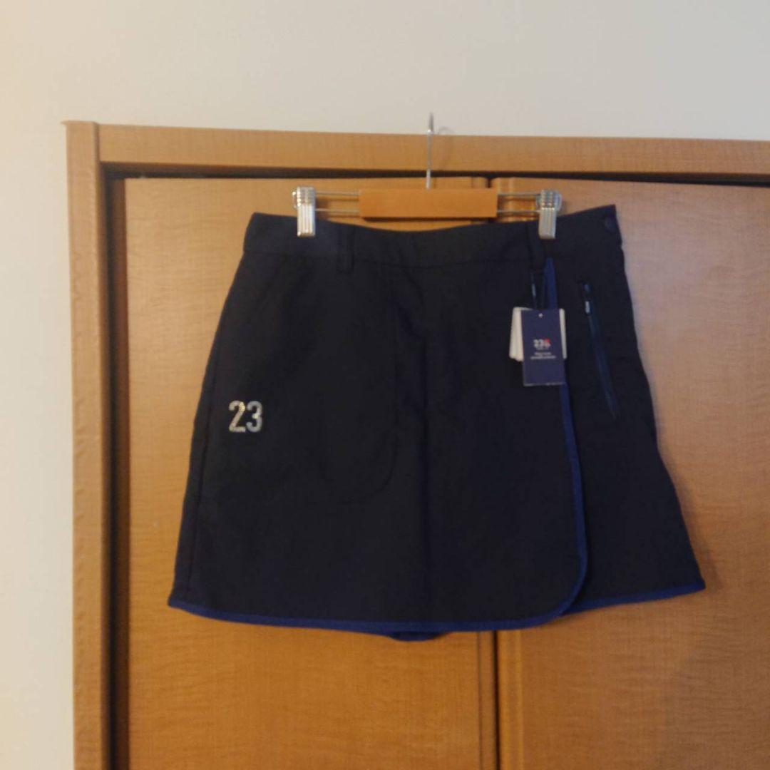 新品　23区　レディース　ゴルフ　ショートパンツ キュロット ネイビー M
