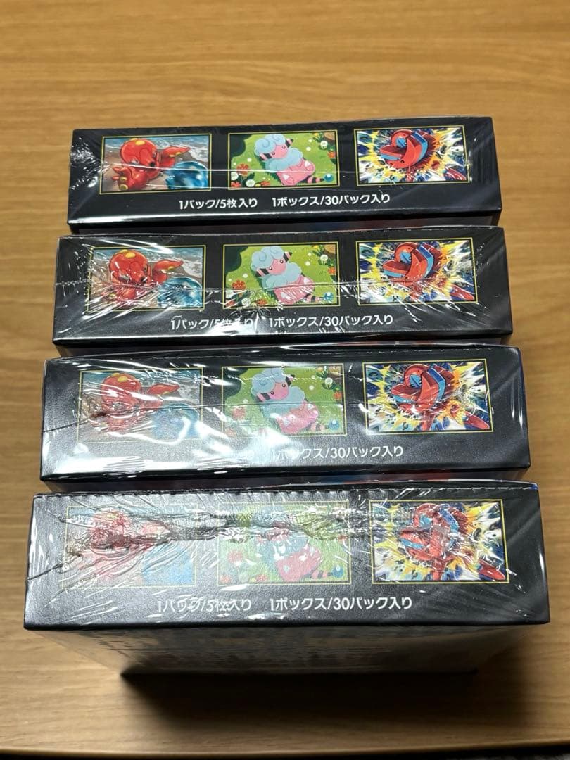 ポケモンカード ニンジャスピナー 4BOX シュリンク付き
