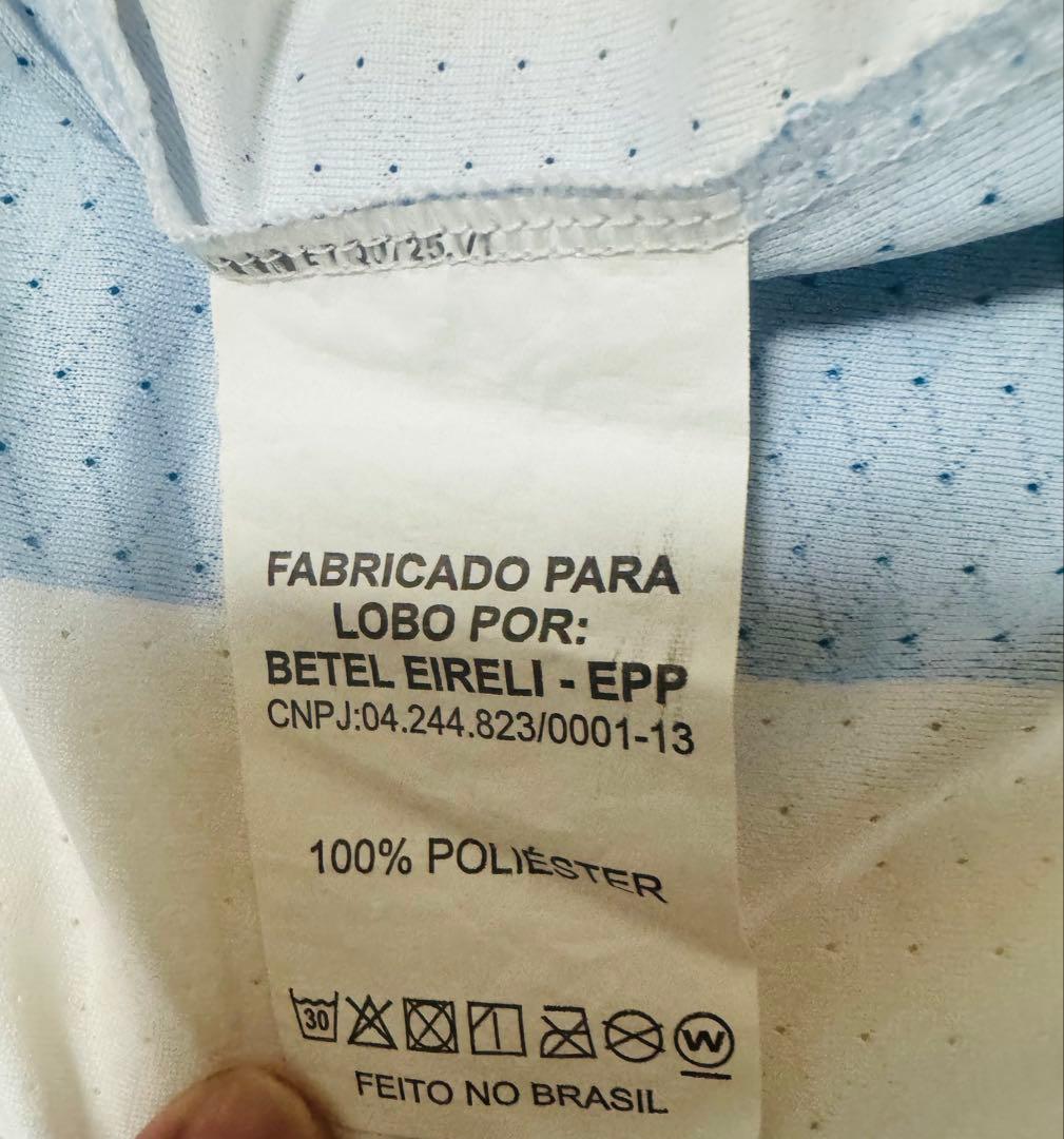 ブラジルサッカーパイサンドゥユニ2枚LOBO製L美品中古