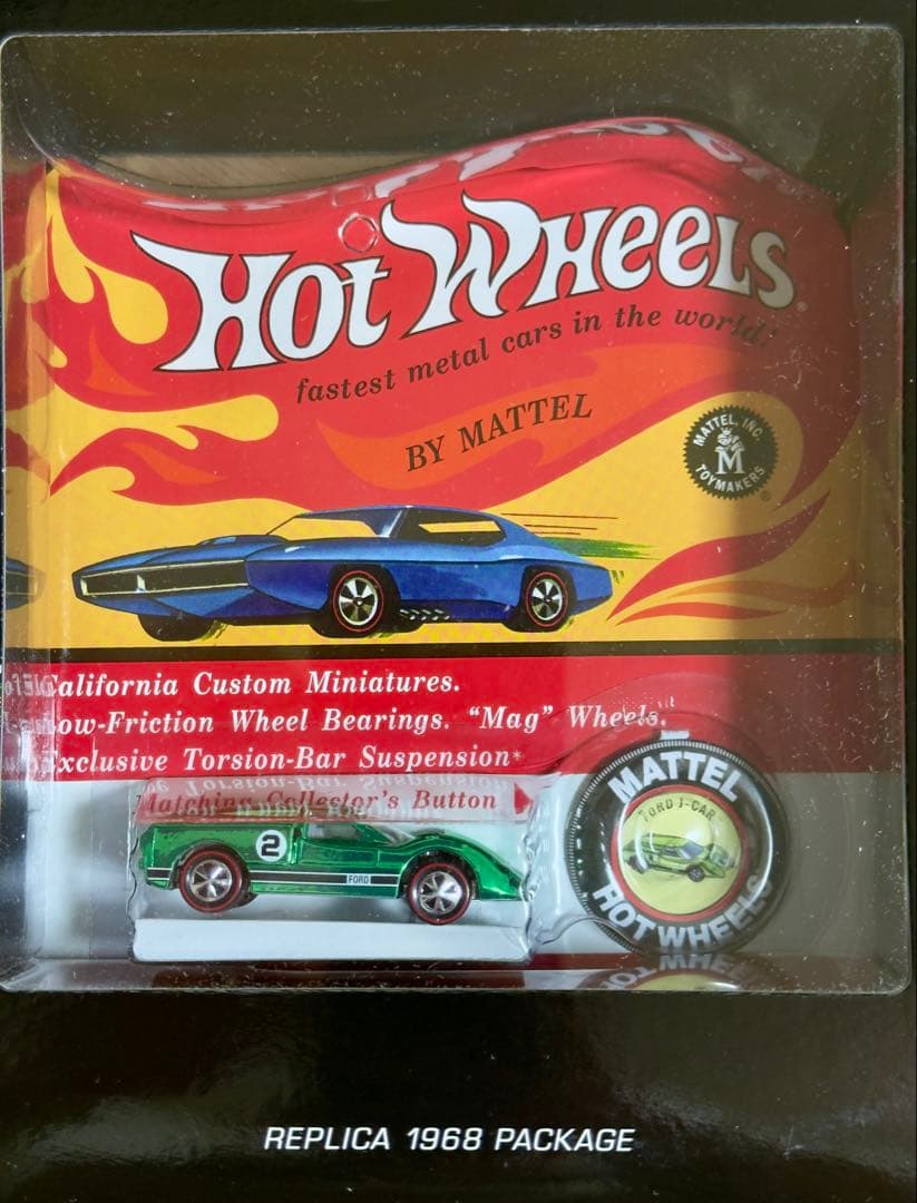 ホットウィール RLC 1968年レプリカパッケージ Ford J-Car