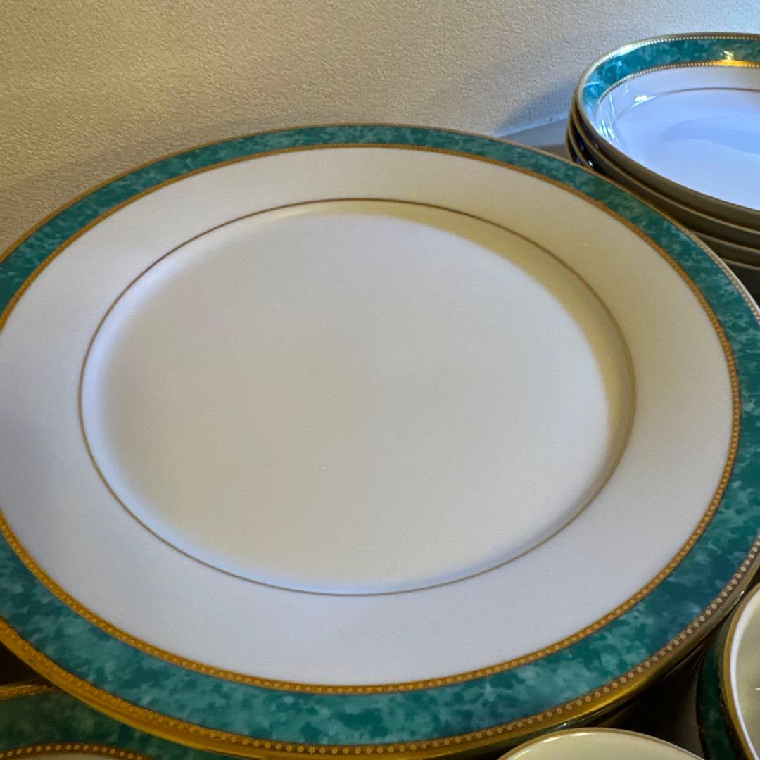 Ashford 食器セット 20点　エメラルドグリーン