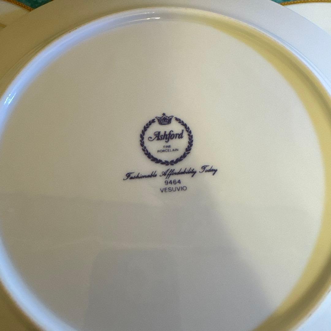 Ashford 食器セット 20点　エメラルドグリーン