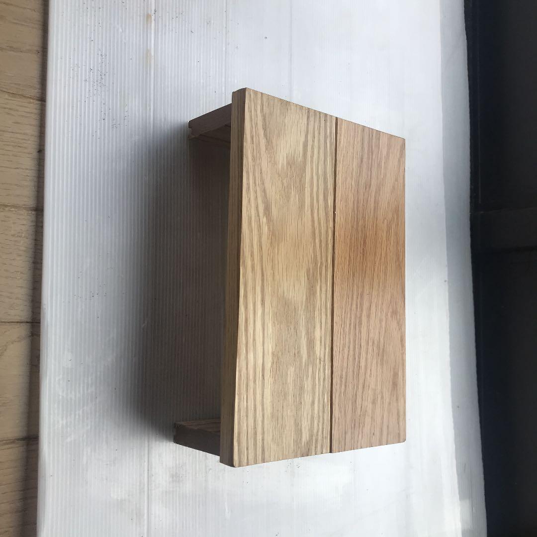 建築工房の手作りナラ材ローテーブル2台+まな板3点セット+