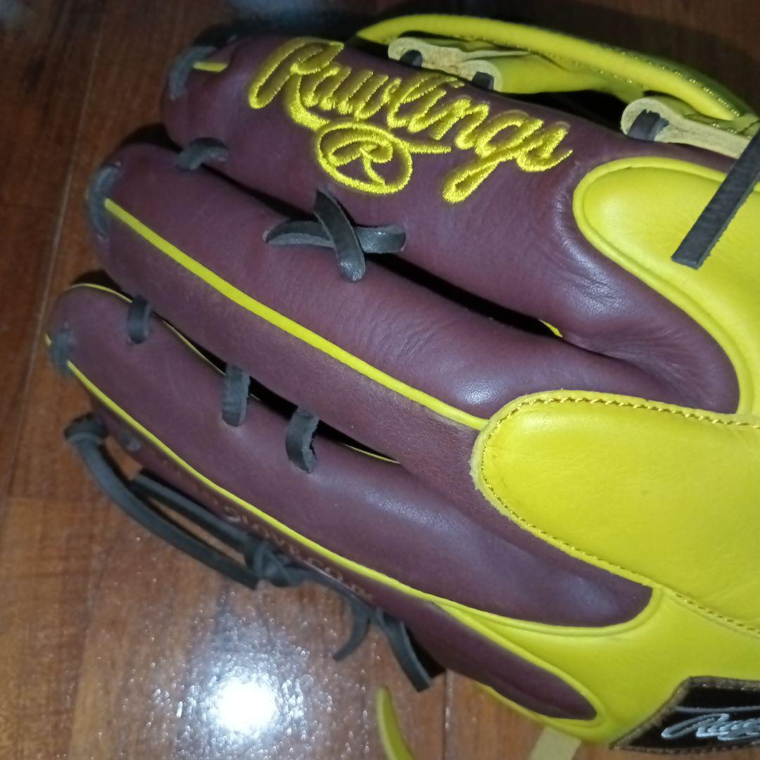 本日限定価格 ローリングス 軟式グラブ 外野手用 HOH MLB 小指2本入れ