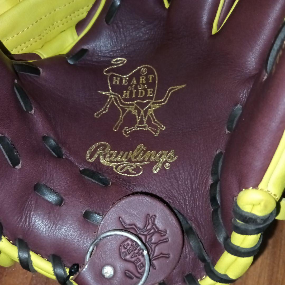本日限定価格 ローリングス 軟式グラブ 外野手用 HOH MLB 小指2本入れ