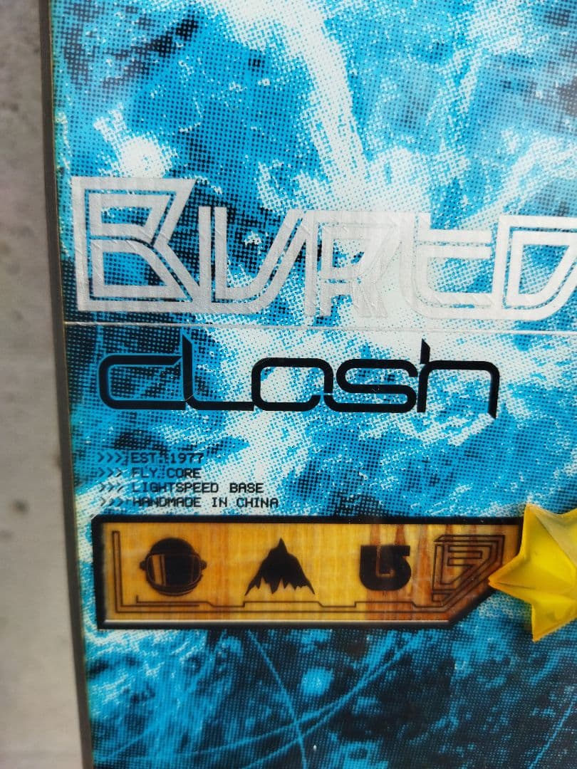 バートン　BURTON　スノーボード　板　ビンディング付き　CRASH