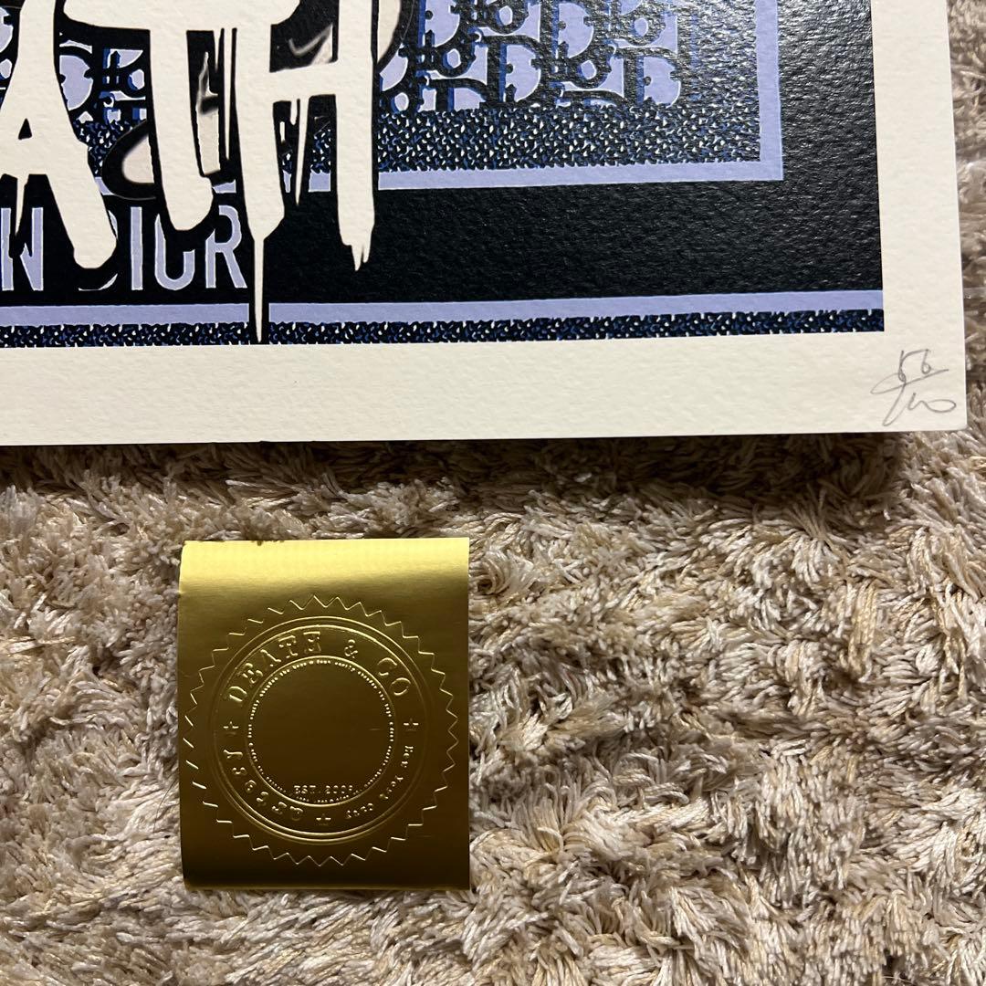 DIOR DEATH NYC版画　証明書付き