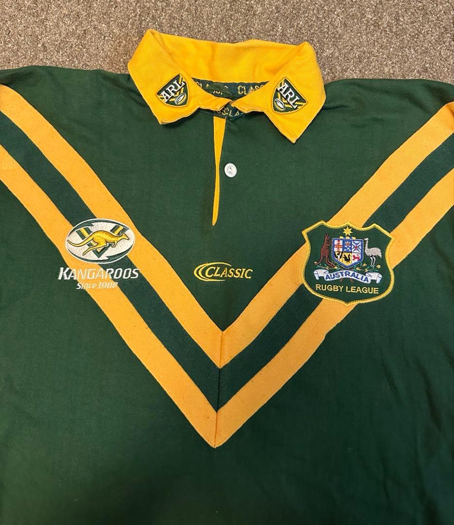 【レア】Australia rugby kangaroosラガーシャツ