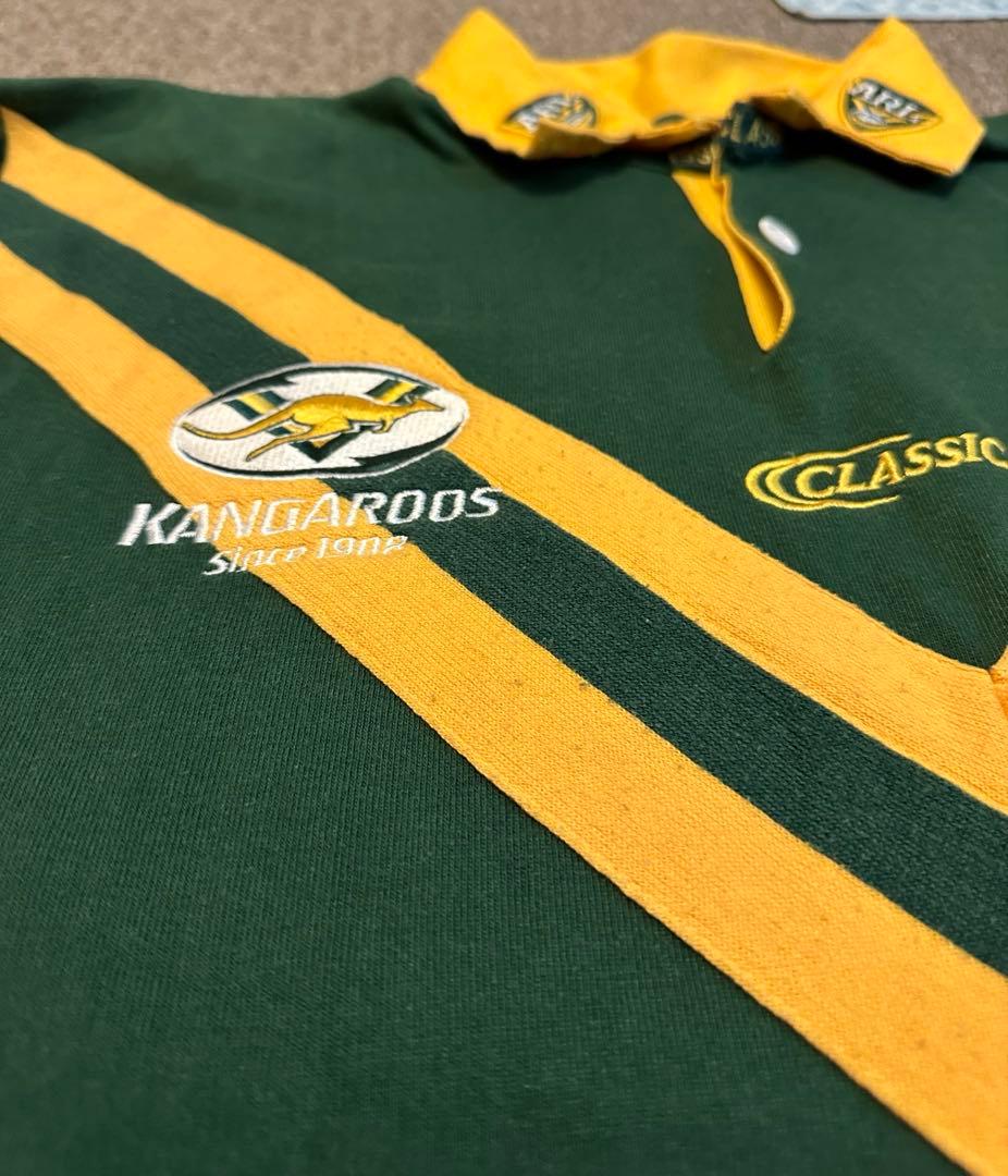 【レア】Australia rugby kangaroosラガーシャツ