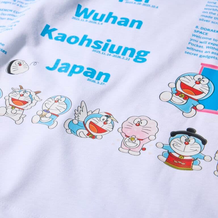100％ドラえもん＆フレンズ展 Tシャツ 白 L