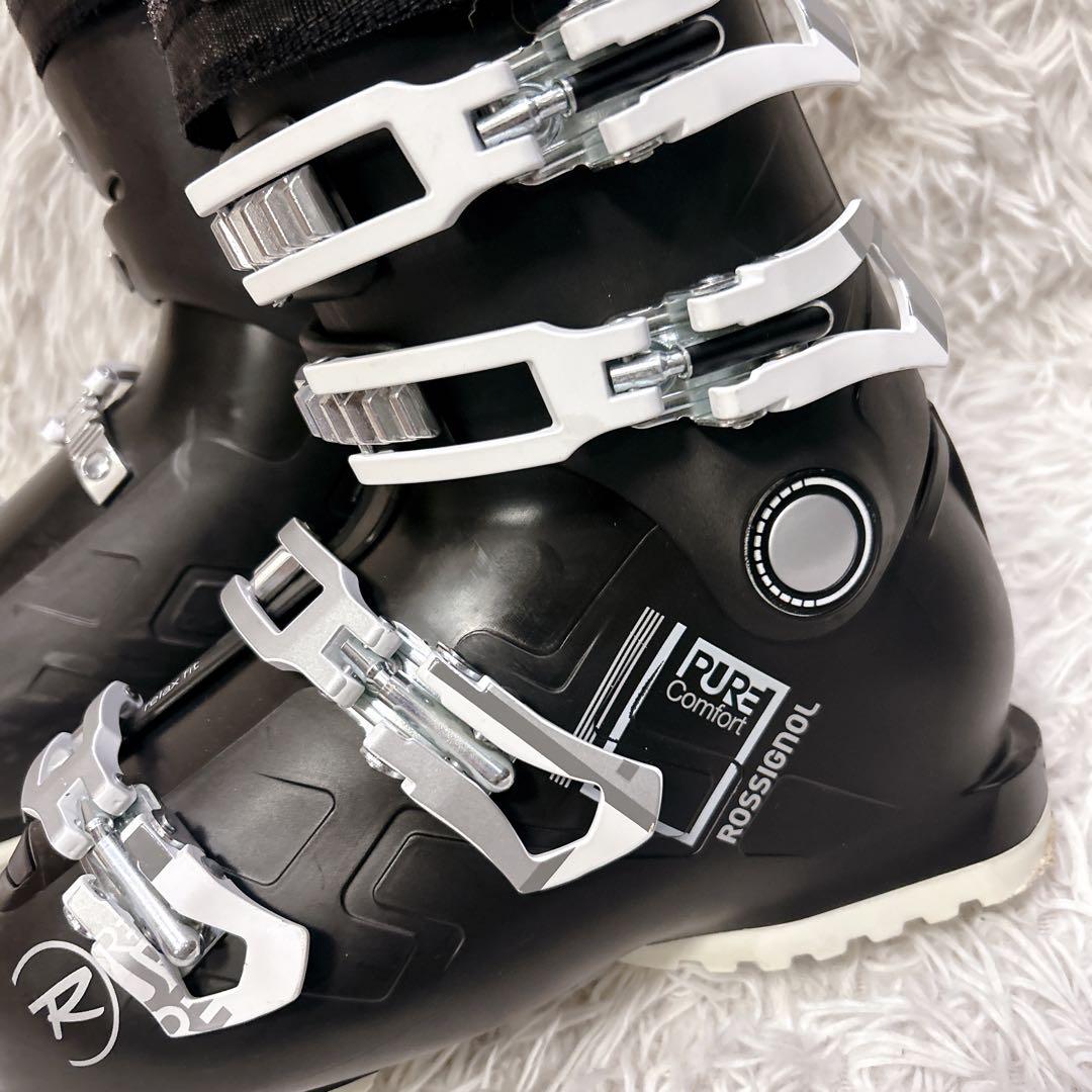 【美品】ROSSIGNOL PURE COMFORT スキーブーツ ブラック