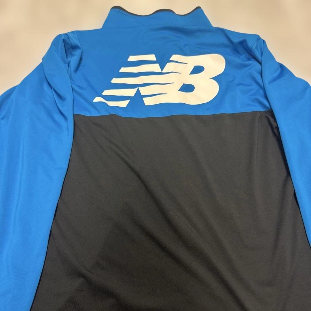 山梨学院 New Balance ジップアップジャージ 青黒