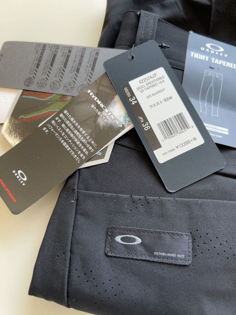 新品 OAKLEY パンツ 36　ゴルフウエア オークリー