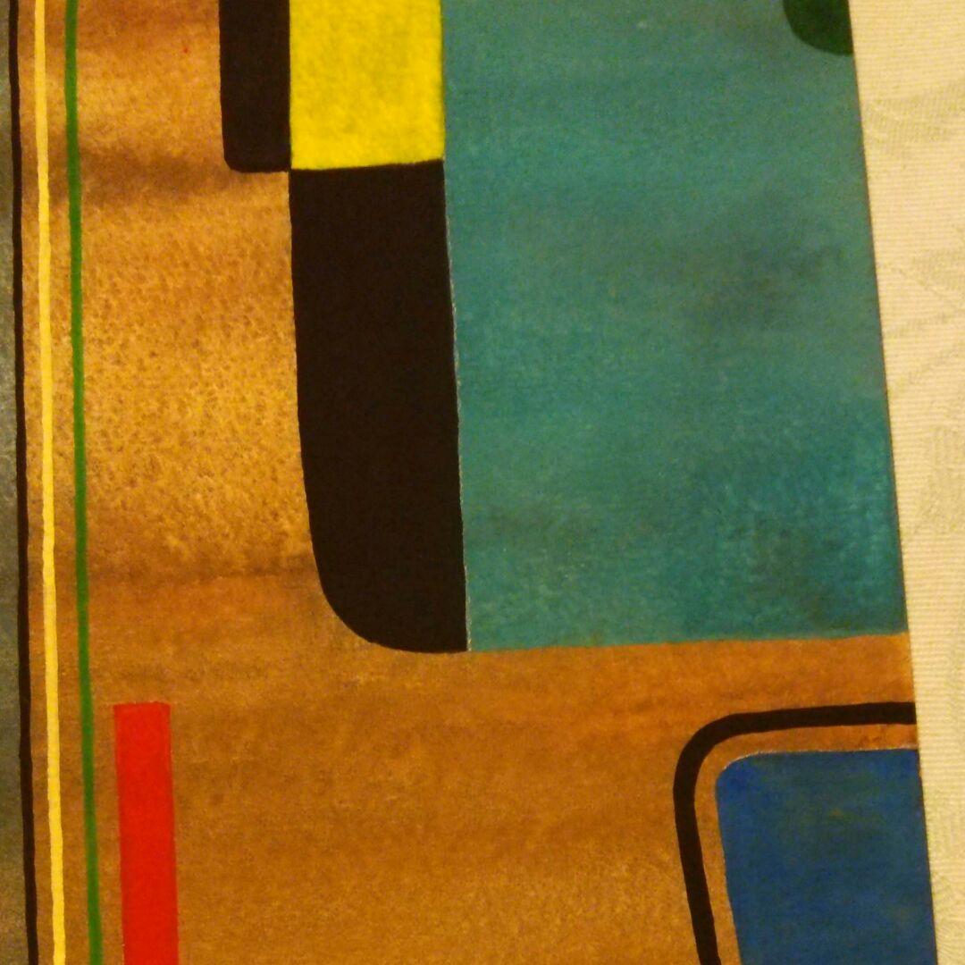 水彩画「幸福なコンポジション　6」