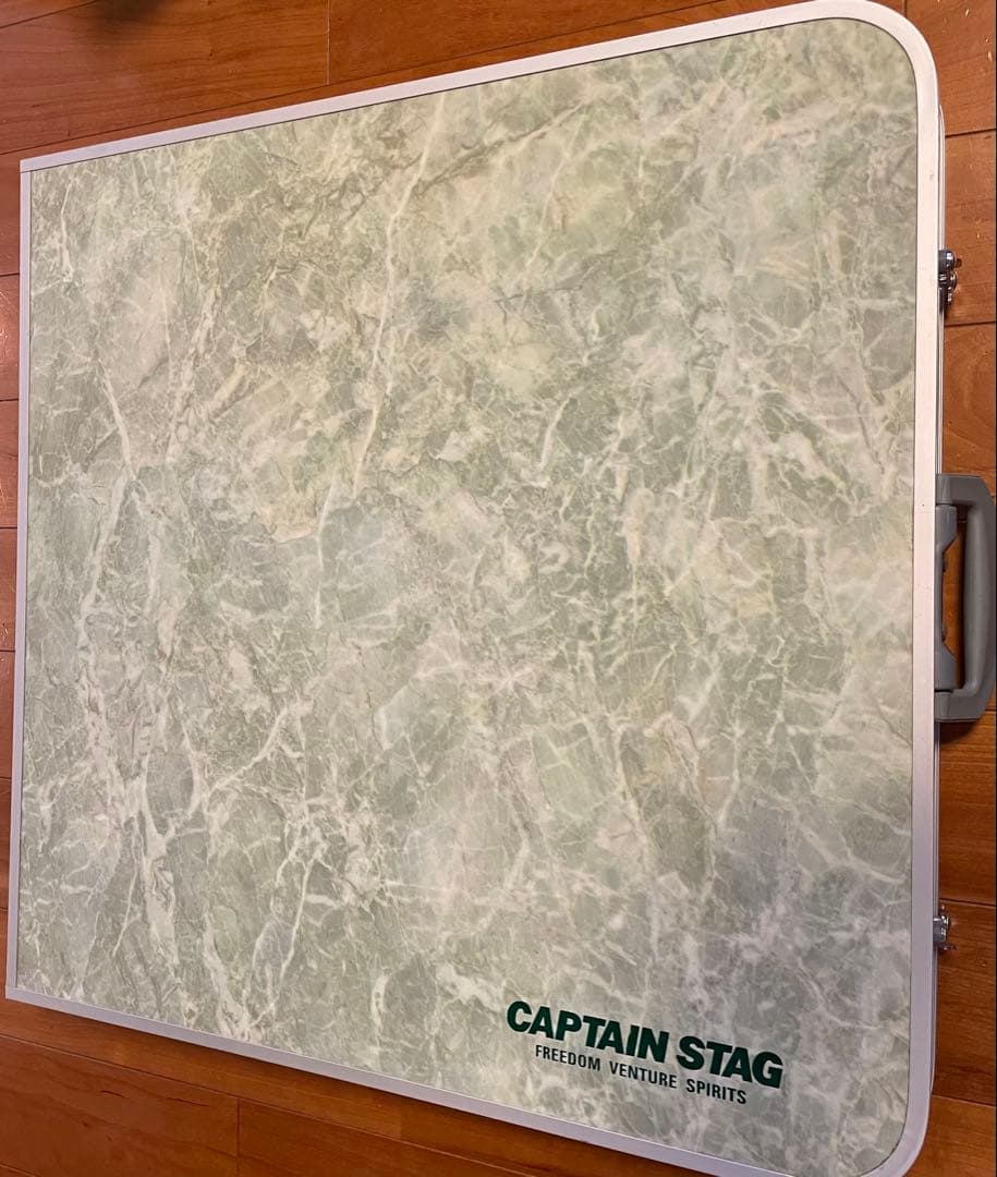 CAPTAIN STAG⭐︎折りたたみテーブルとチェア4人用/高さ調整可