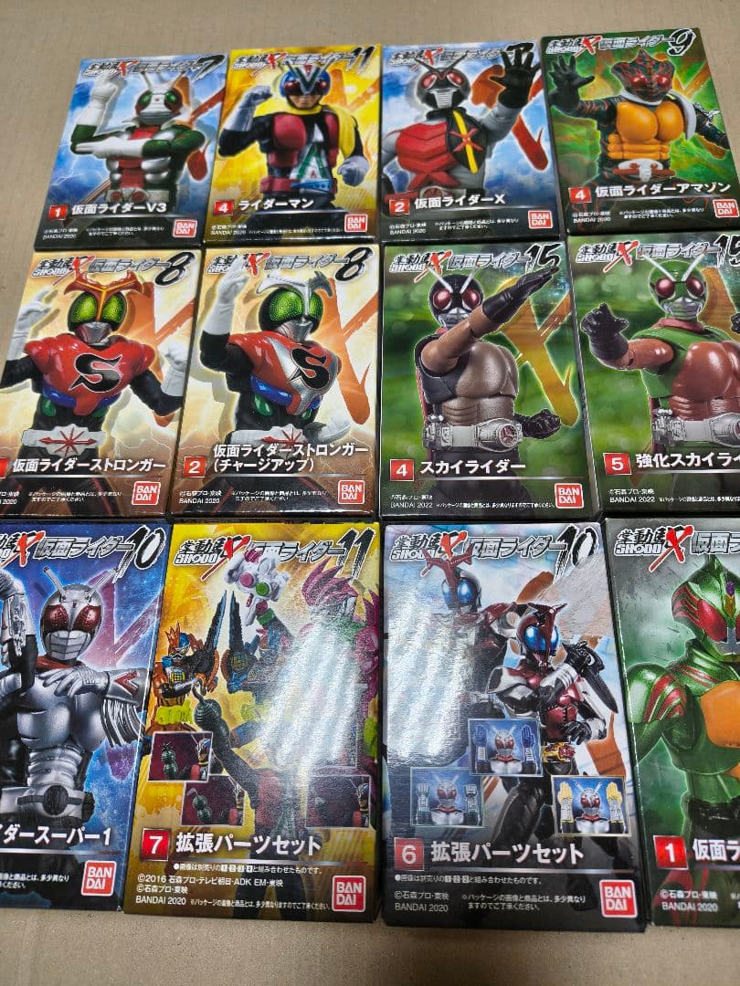 掌動X仮面ライダー ライダー＆マシンセット『24個セットに増えました版！』