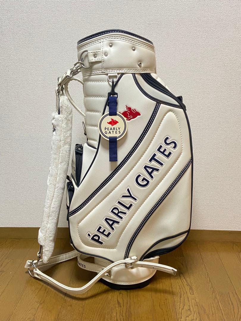 希少 美品 パーリーゲイツ 3点式 キャディバッグ ツアーモデル