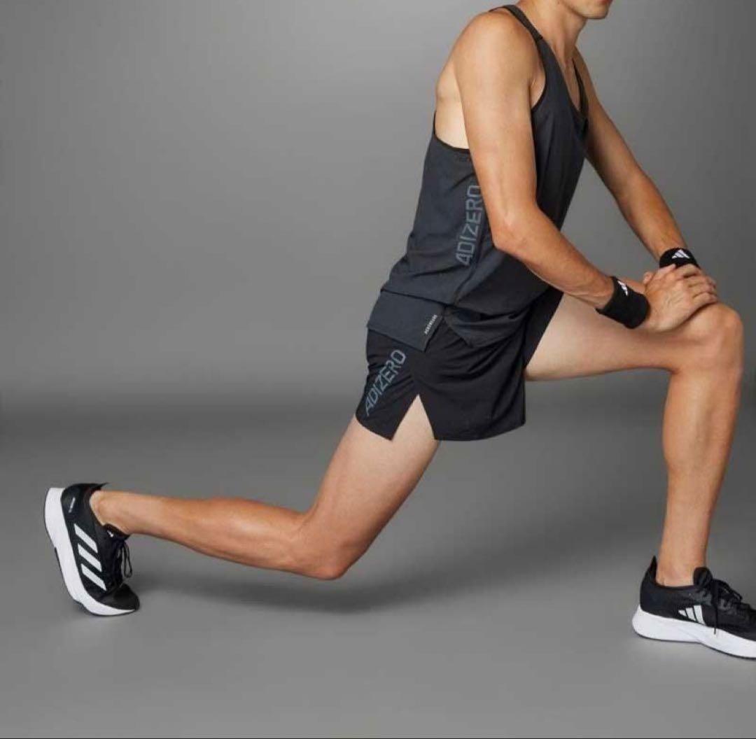 新品 adidas アディダス　メンズ　adizero ランニング　シングレット