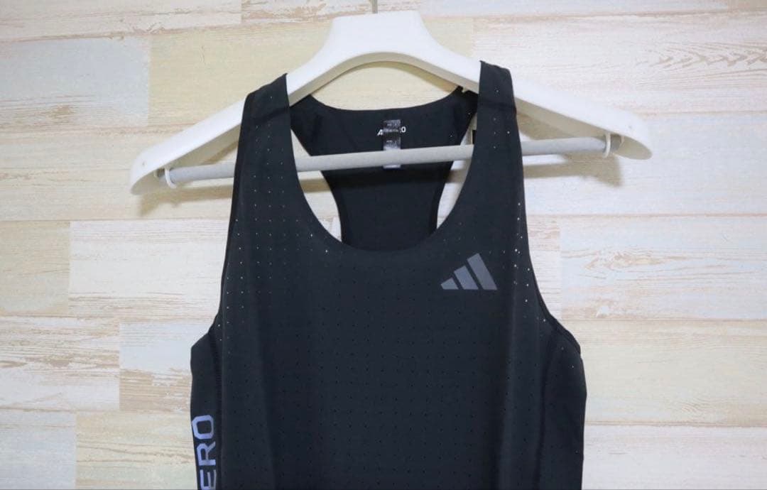 新品 adidas アディダス　メンズ　adizero ランニング　シングレット
