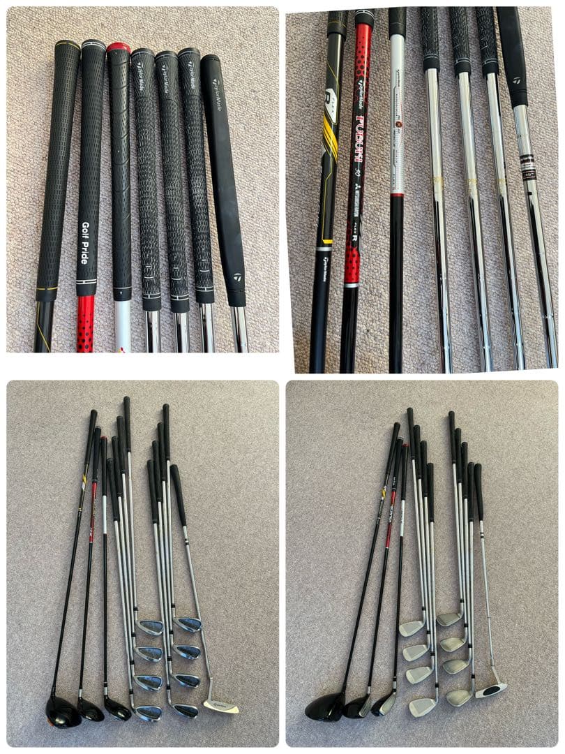 TaylorMade統一メンズゴルフクラブ12本セットキャディバッグ付