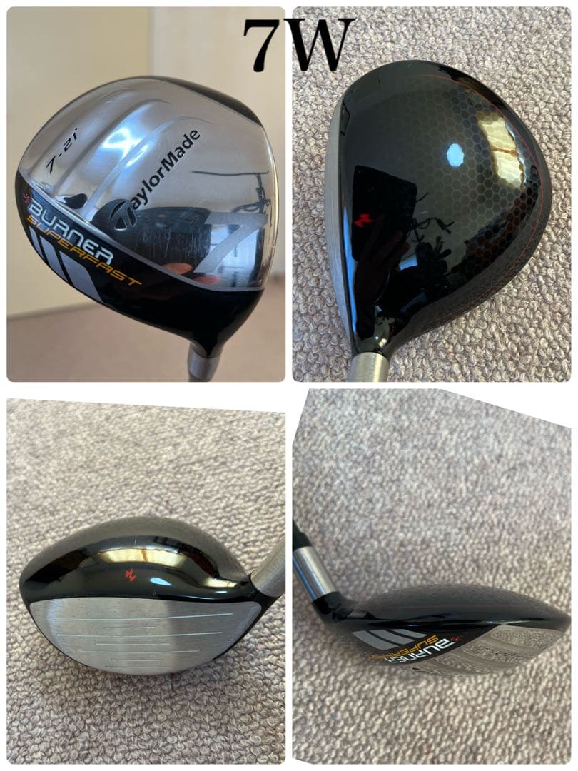 TaylorMade統一メンズゴルフクラブ12本セットキャディバッグ付
