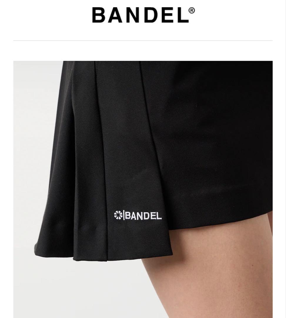 BANDAL GOLFブラック プリーツスカート　M