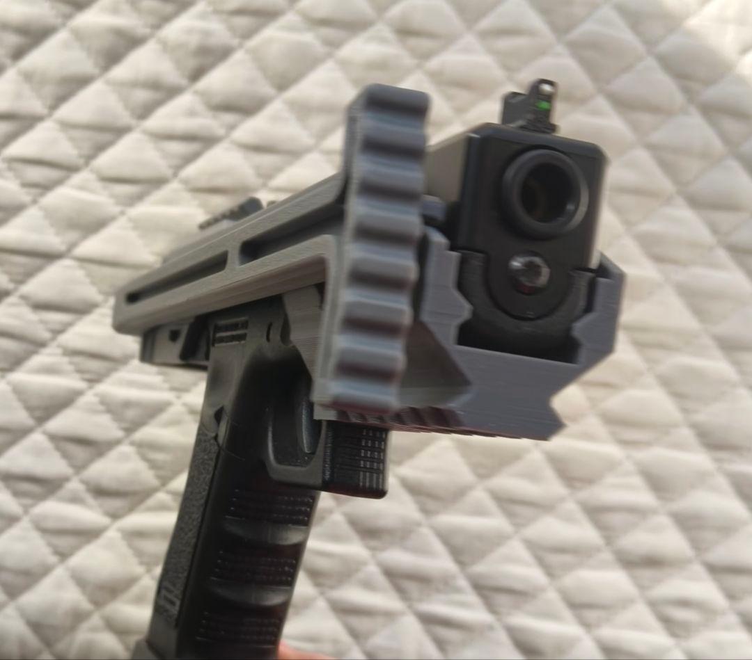 ミニマムカービンキット折畳みストック 東京マルイガスガンGlock17gen3用