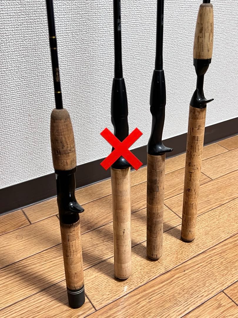 バス釣り 釣竿3本セット
