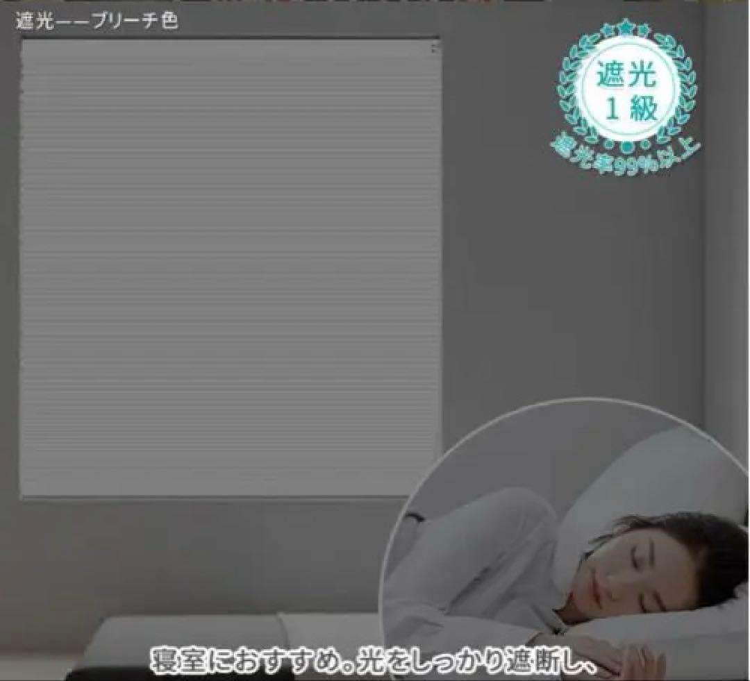 つっぱり式ブラインド（白）