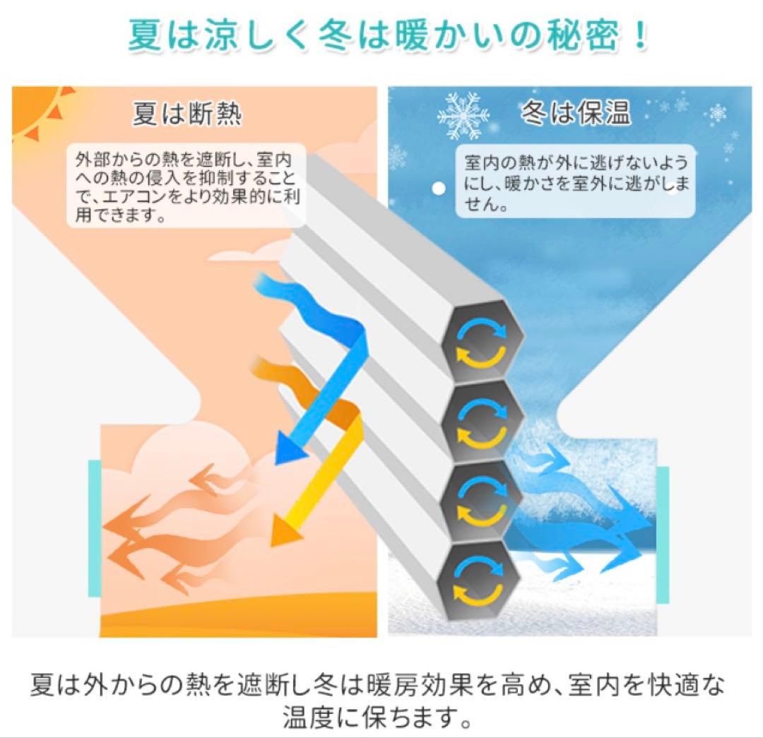 つっぱり式ブラインド（白）