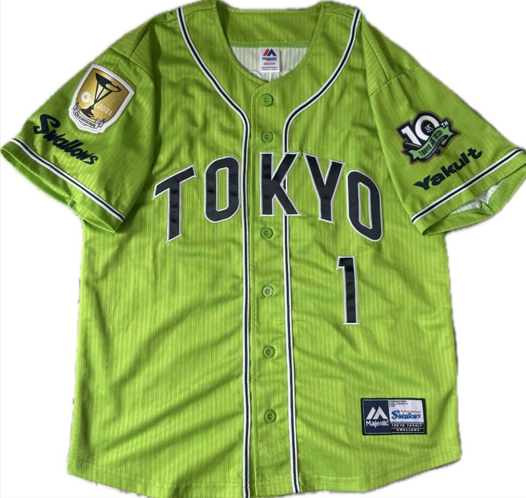 美品未着用　東京ヤクルトスワローズ　山田哲人　燕パワー　ユニフォーム　M