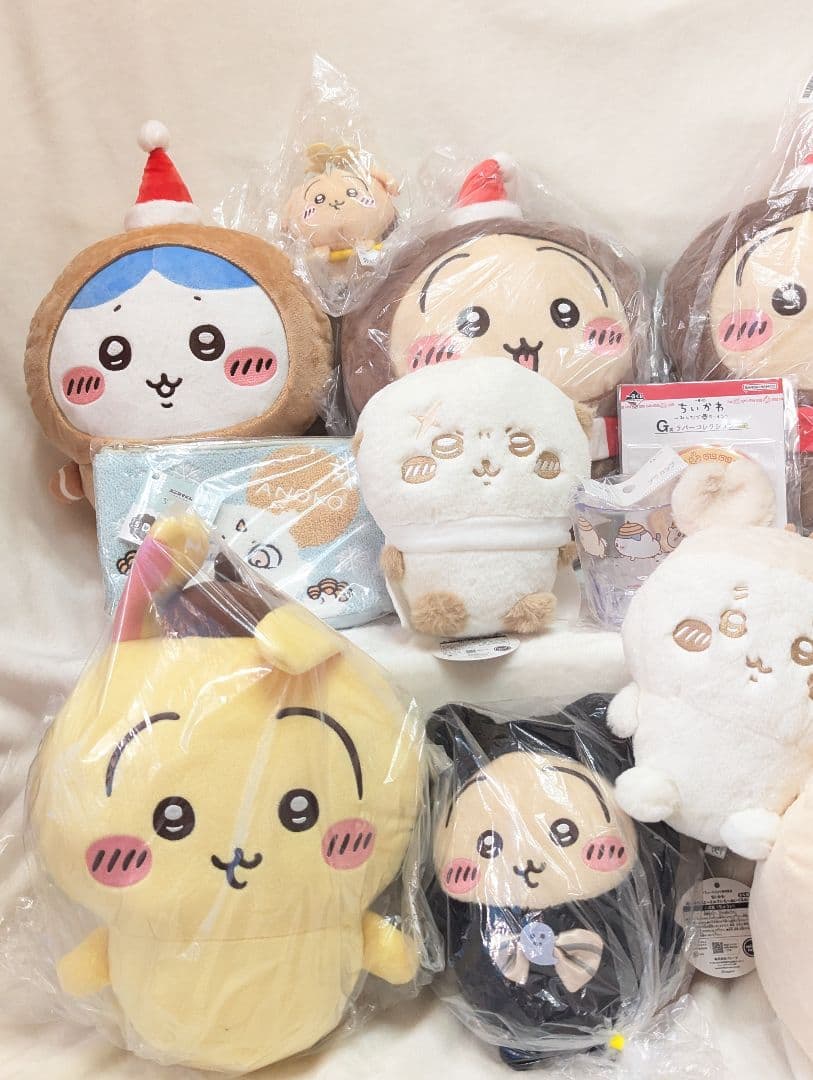 ちいかわ×サンリオぬいぐるみうさぎぬいぱれっとミルクいろドームクッション計12点
