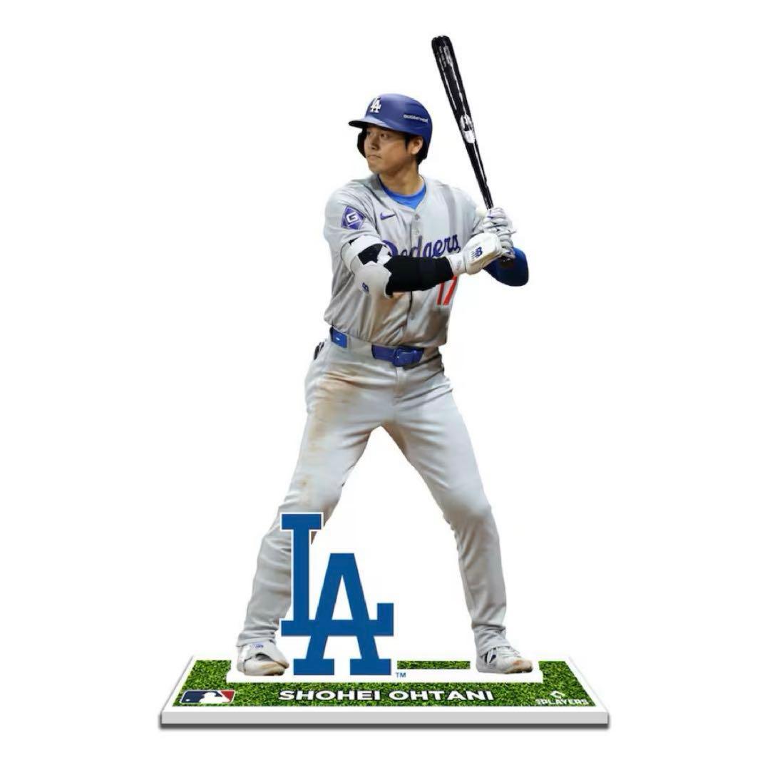 米MLB公式 大谷翔平 ドジャース スタンド 30.48cm 新品