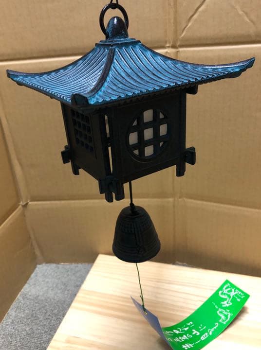 南部鉄製　風鈴　閣　屋形型　特大