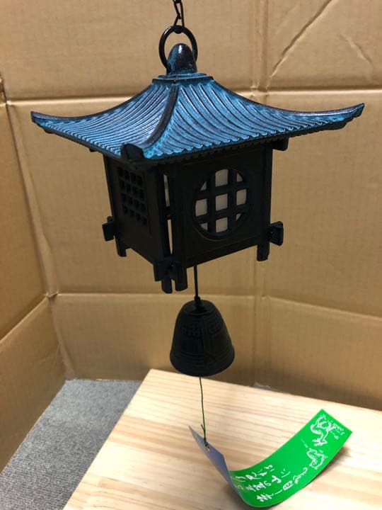 南部鉄製　風鈴　閣　屋形型　特大