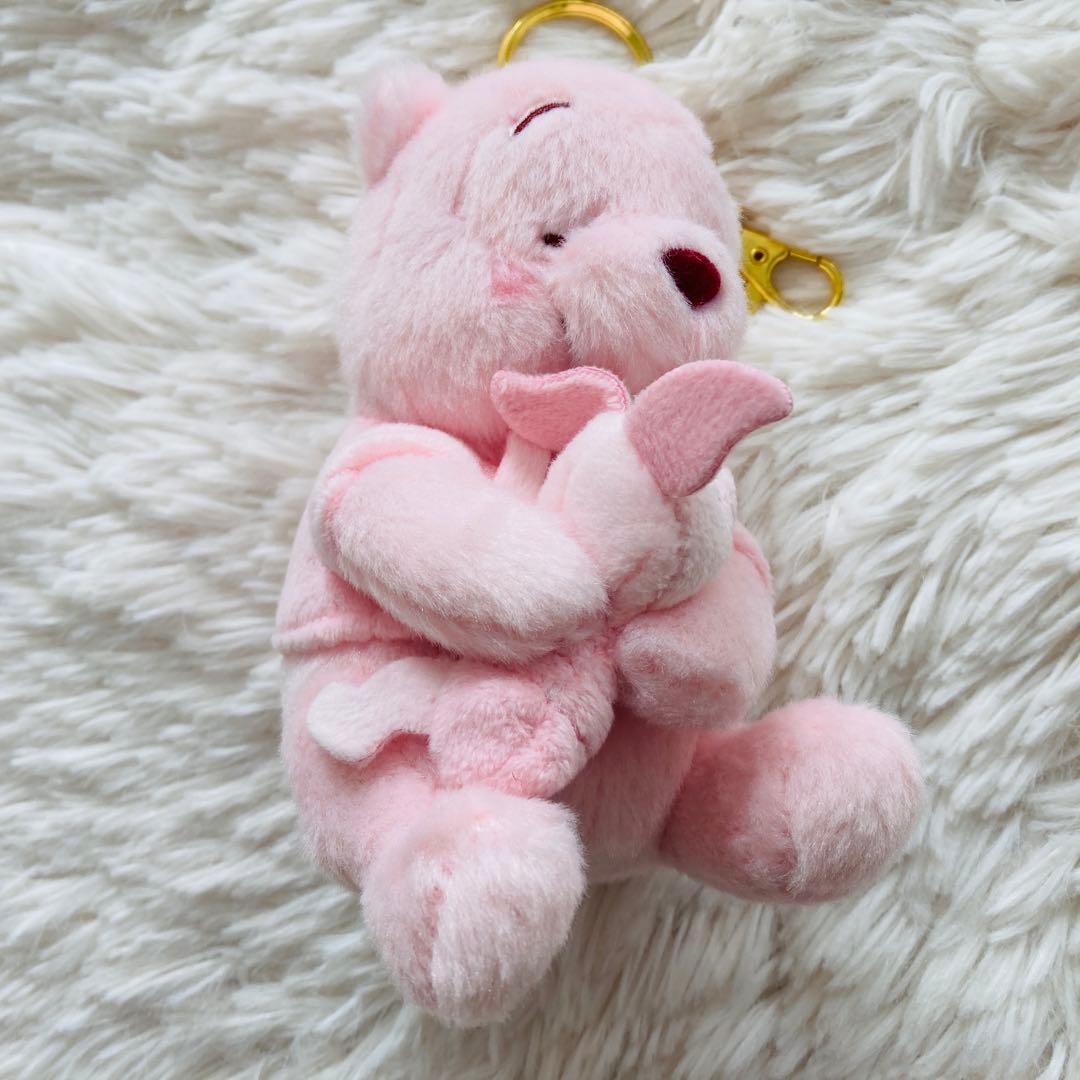 【極美品】ディズニー サクラコレクションくまのプーさんぬいぐるみキーホルダー2体