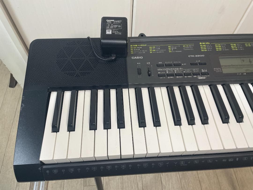 CASIO CTK-2200 電子ピアノ 電子キーボード 61鍵 専用スタンド付