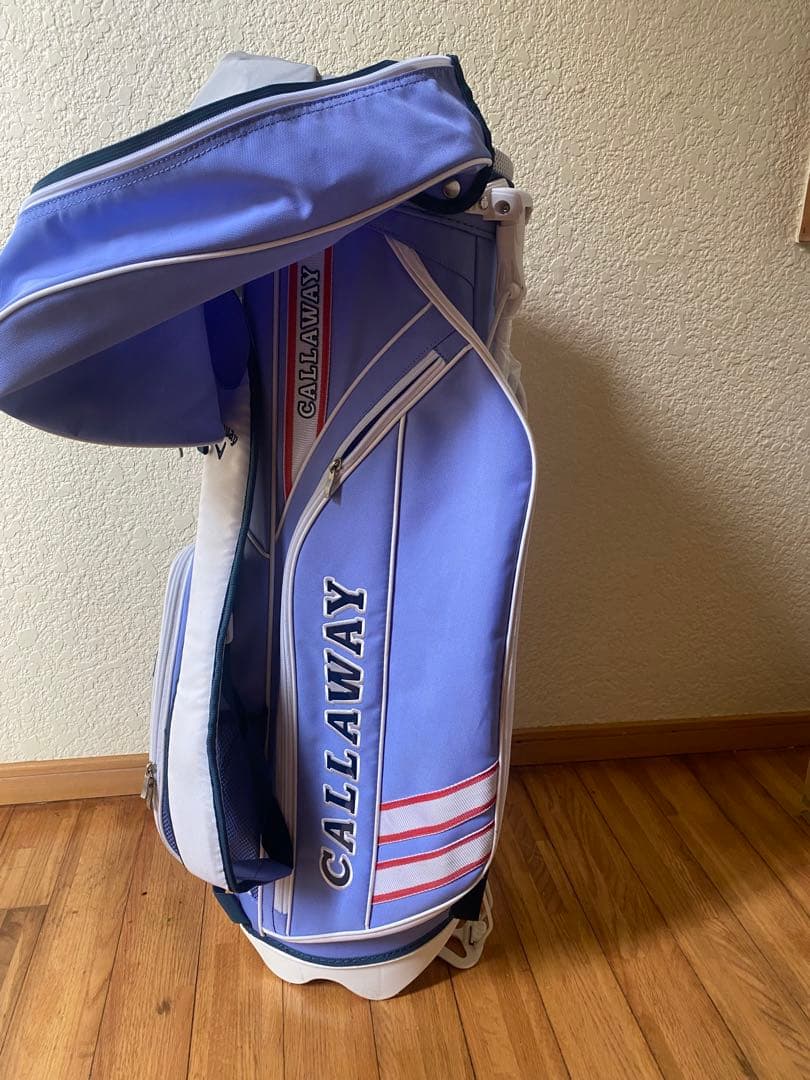 CALLAWAY スタンドキャディバッグ 紫色 ストライプデザイン