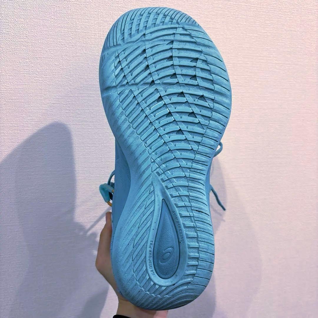 【27cm】アシックス NOVA SURGE LOW 2水色 バッシュ