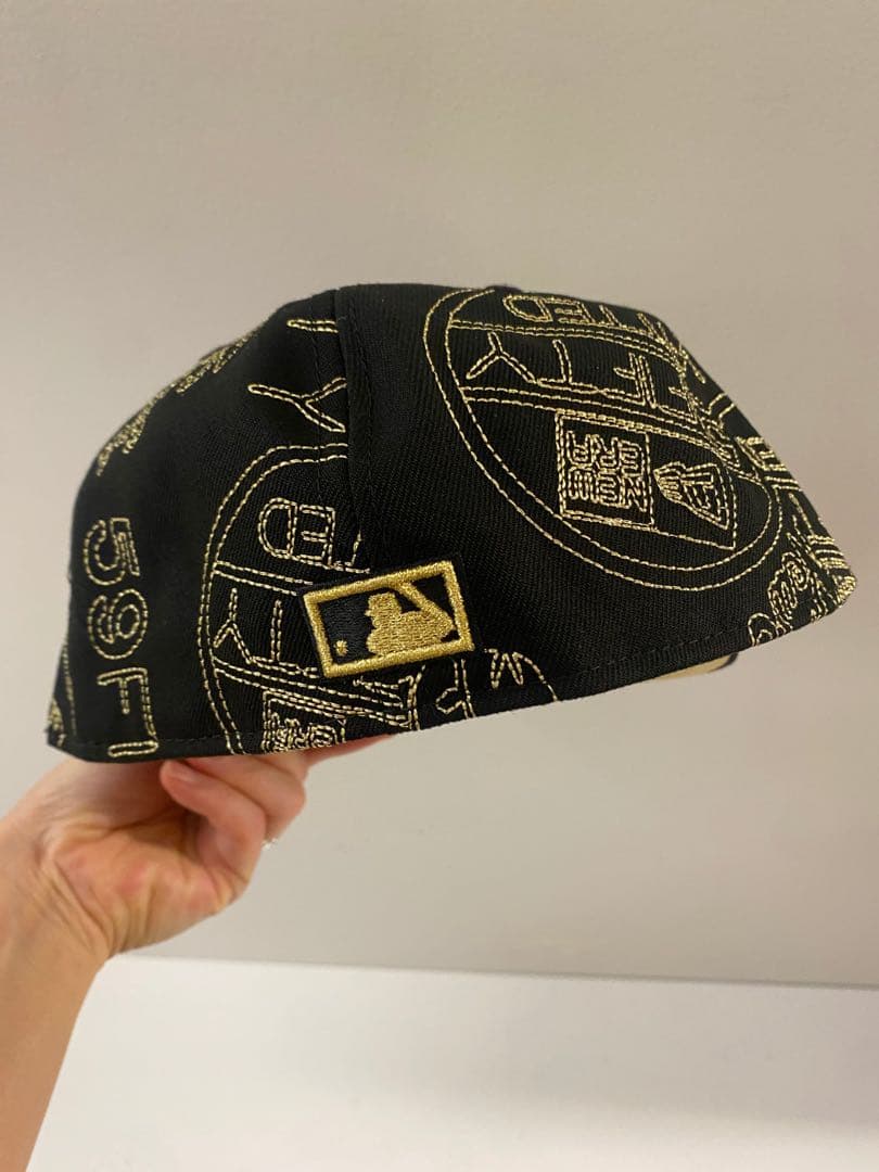 MLB【限定】ドジャース New Era 59FIFTY ブラック 刺繍キャップ
